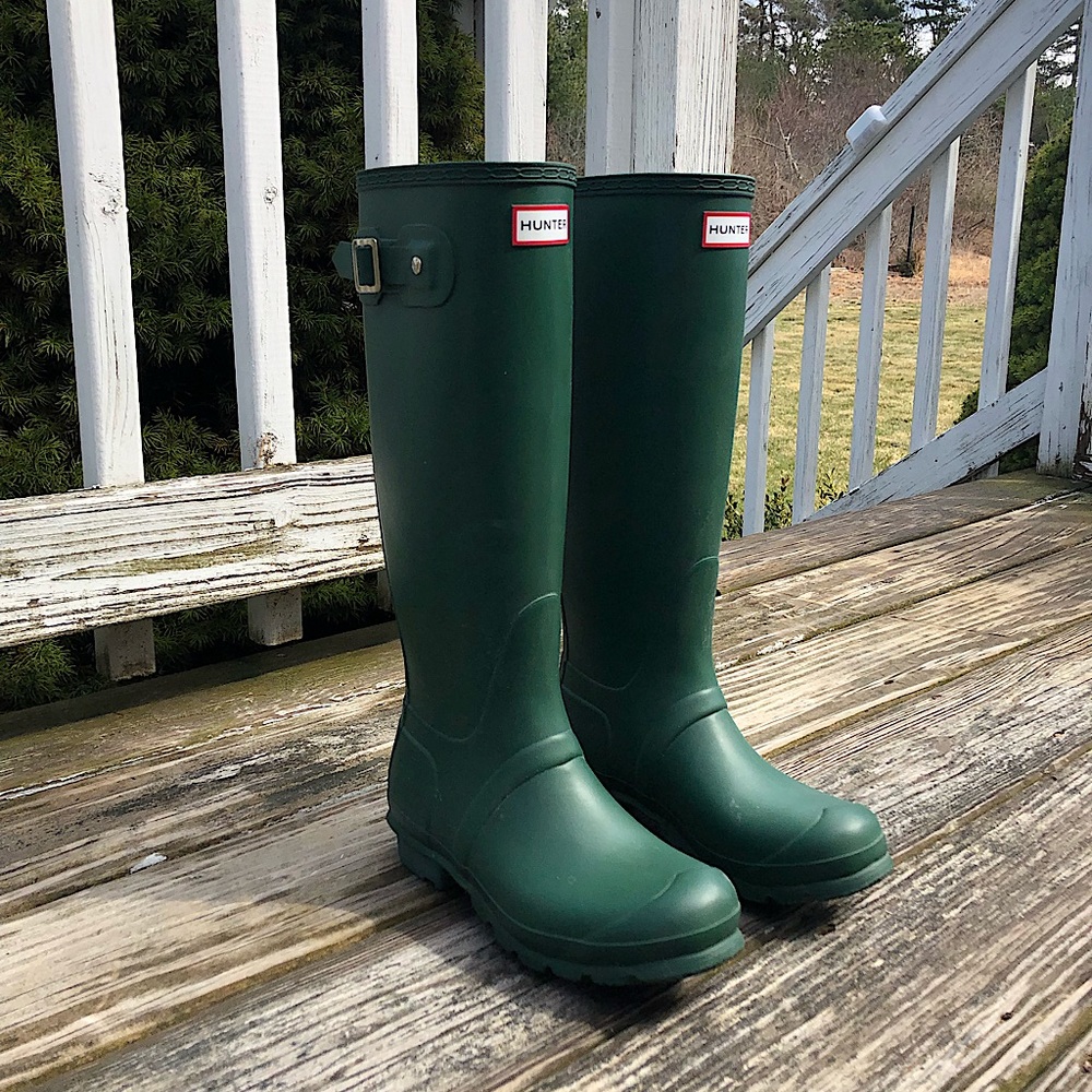 Tall Green Hunter Boots